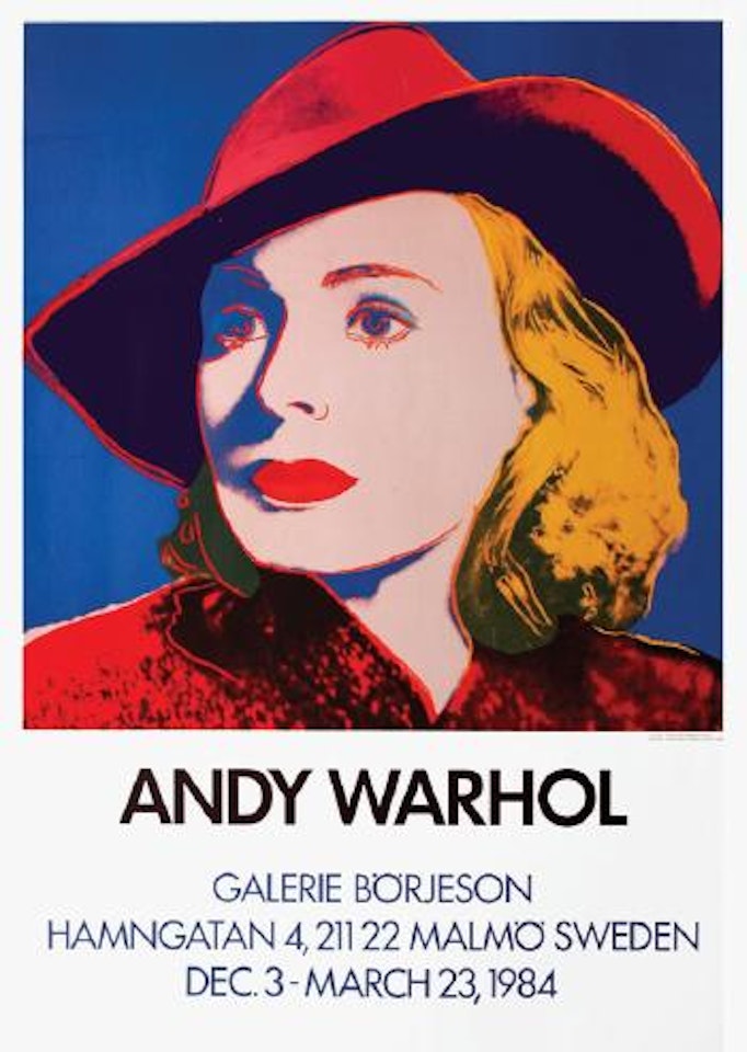 Ingrid Bergman - Galerie Borjensom Warhol by Andy Warhol