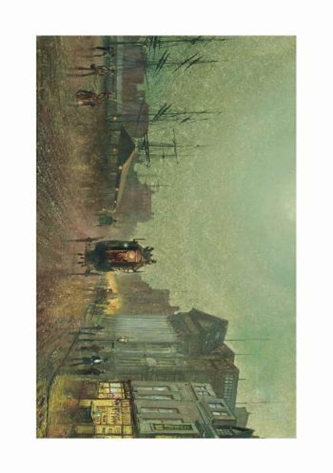 Liverpool docks by John Atkinson Grimshaw