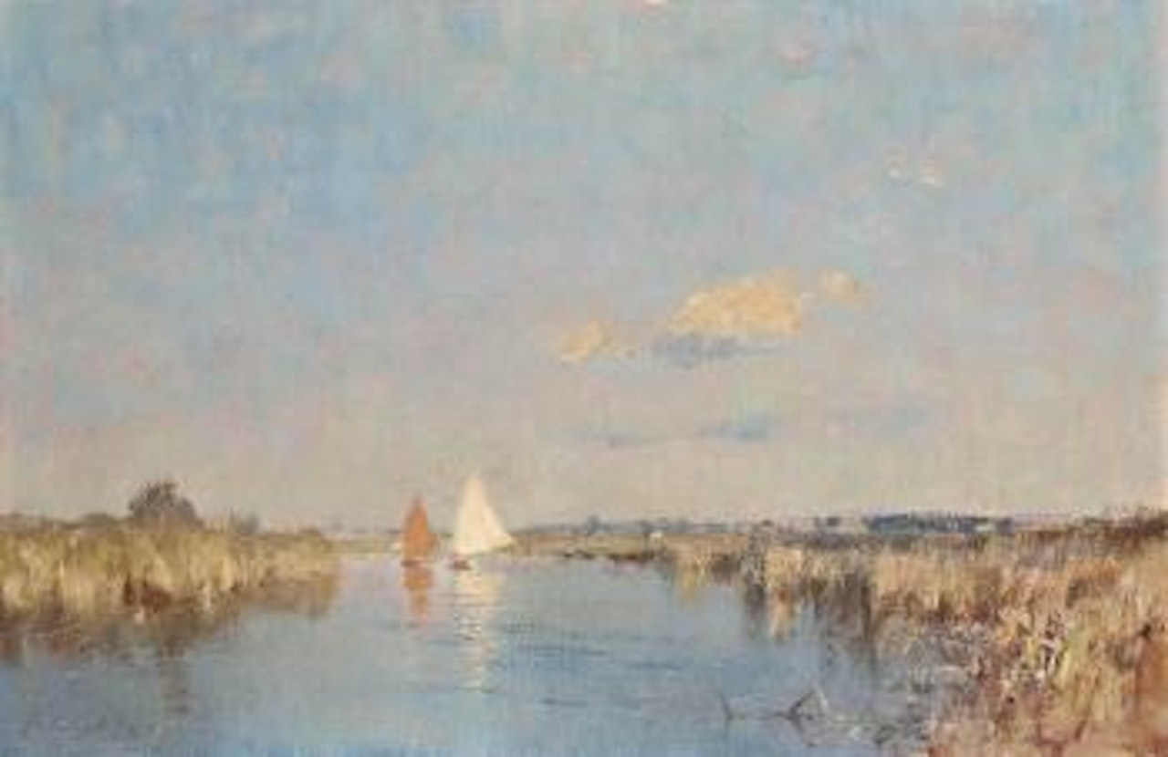 October afternoon on the Thurne, Norfolk by Edward Seago