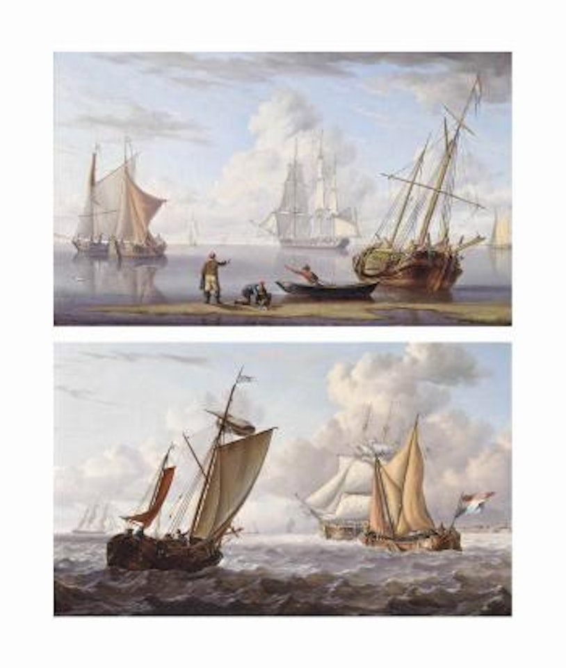 A calm; and A breeze by Charles Martin Powell