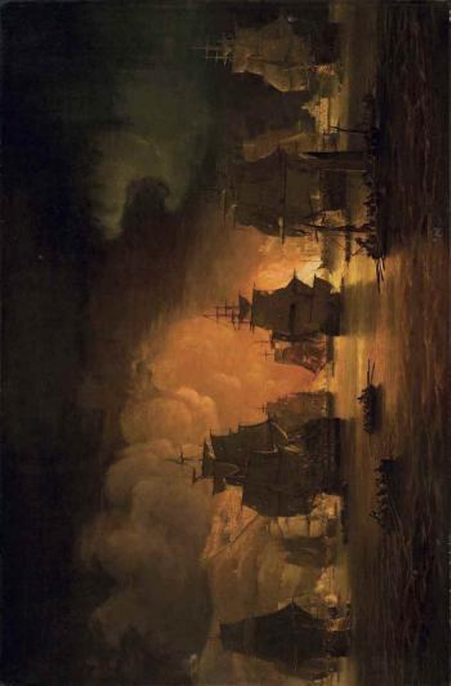 The bombardment of Algiers, 27th August 1816 by Thomas Luny
