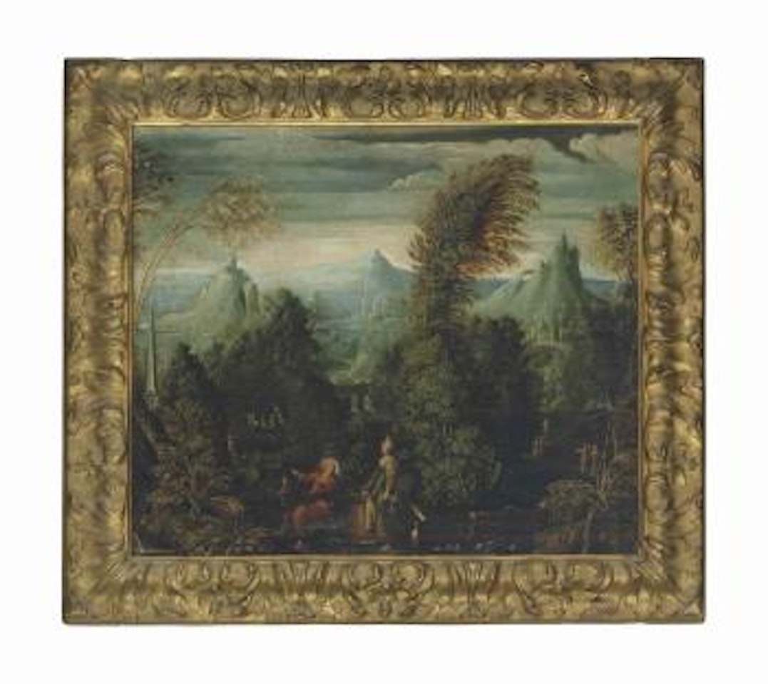 Christ and the Samaritan Woman at the Well by BOLOGNESE SCHOOL