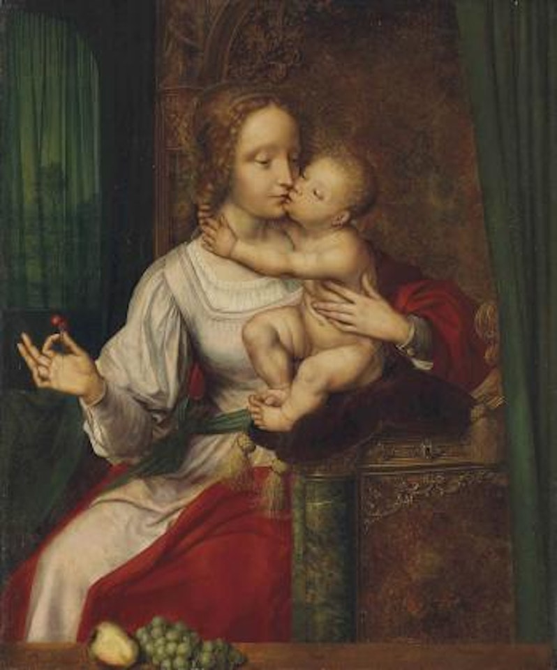 The Madonna of the Cherries by Quinten Metsys