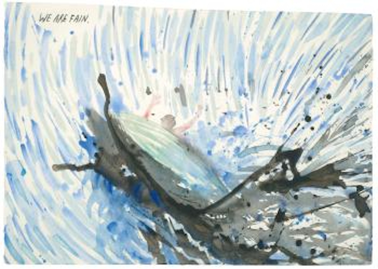Untitled (we are fain) by Raymond Pettibon