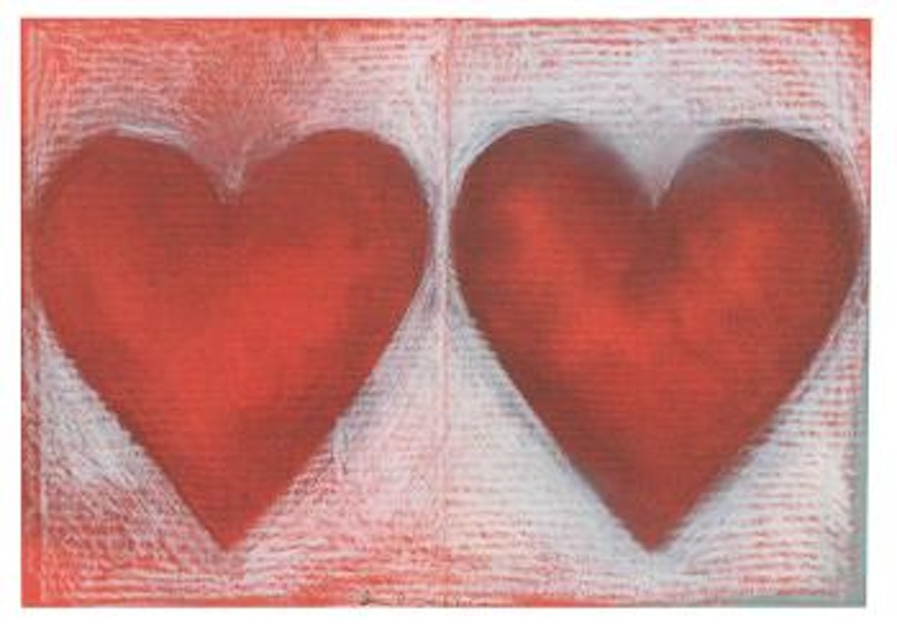 Two Hearts by Jim Dine