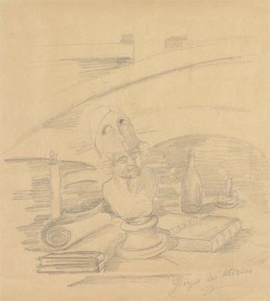 La soffitta del filosofo by Giorgio de Chirico