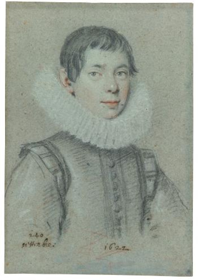 Portrait of A Youth in A Dark Doublet and Ruff by Ottavio Leoni