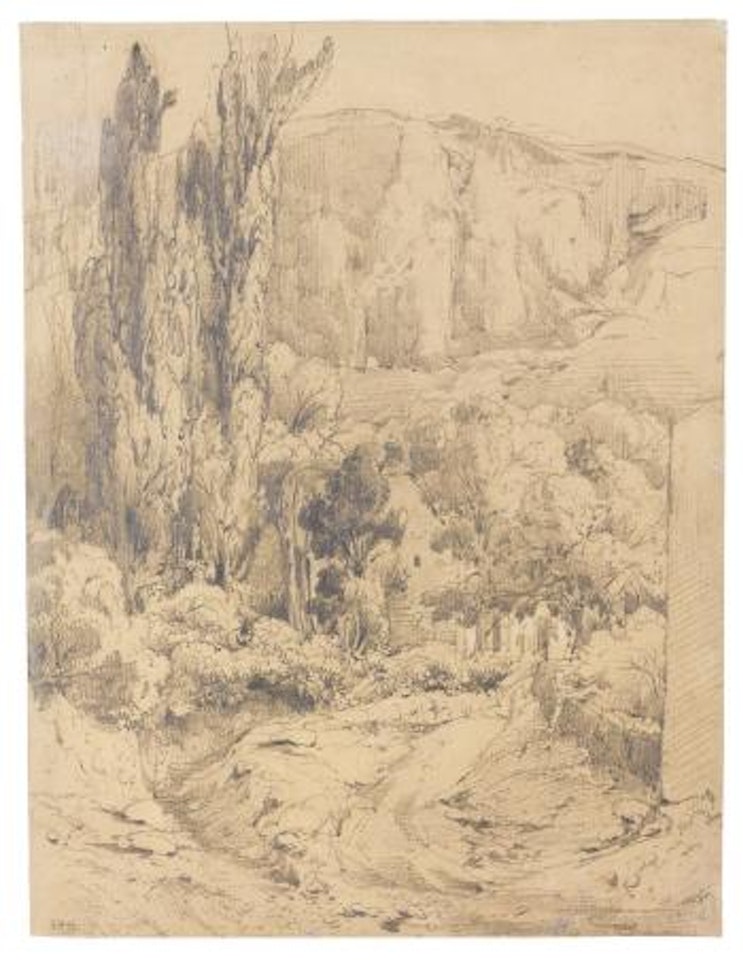 A Landscape by Théodore Rousseau