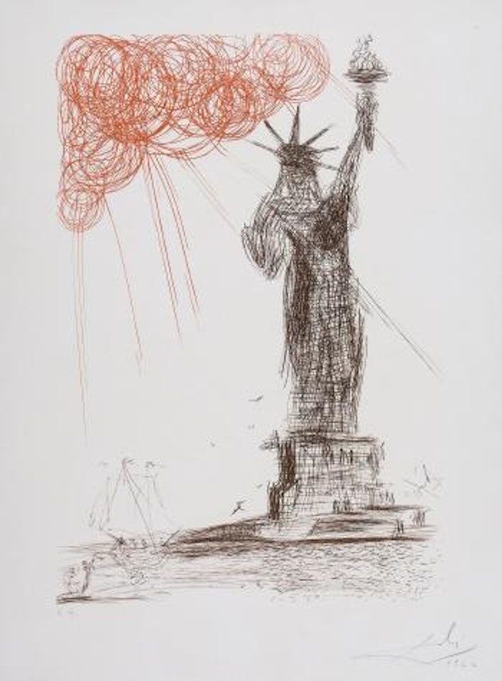 Statue of Liberty (M&L.115; F.64-3d) by Salvador Dali