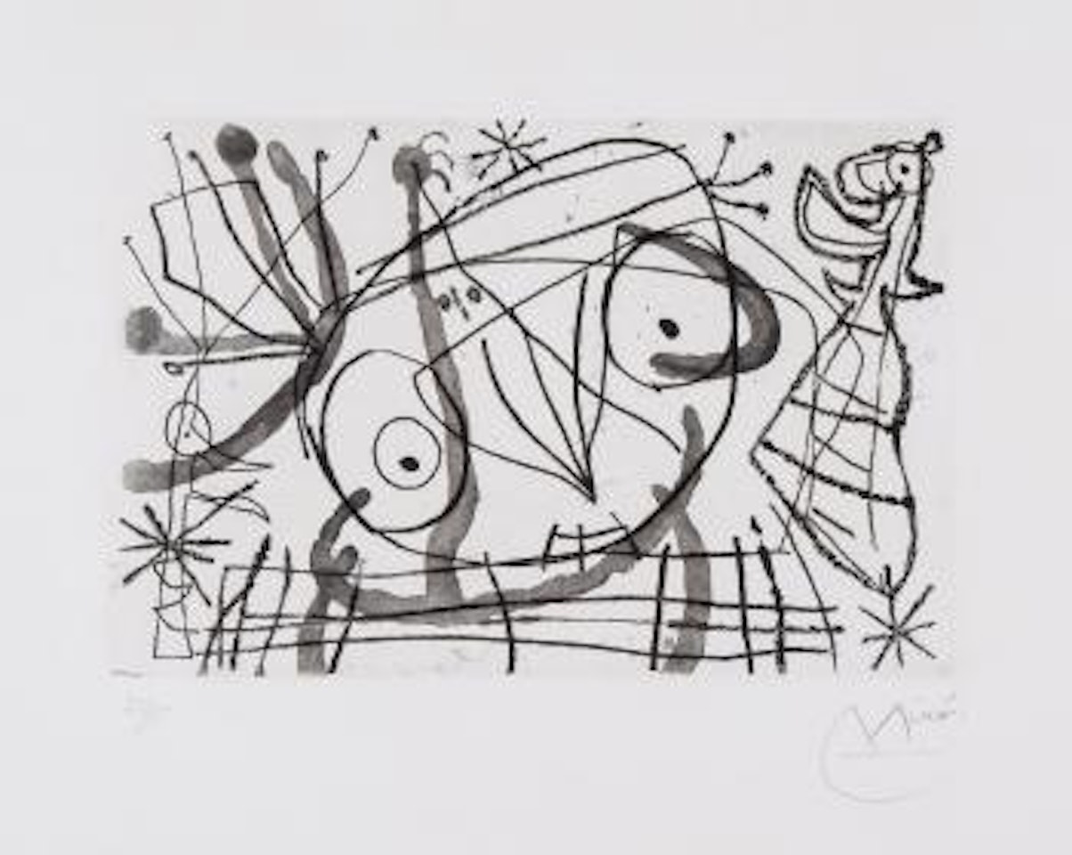 Fissures (D.465) by Joan Miró