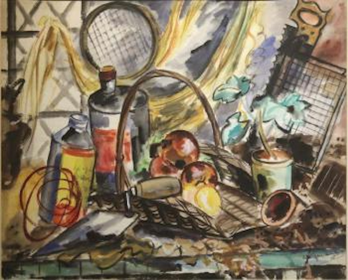 Still life- Garden shed by Norah McGuinness