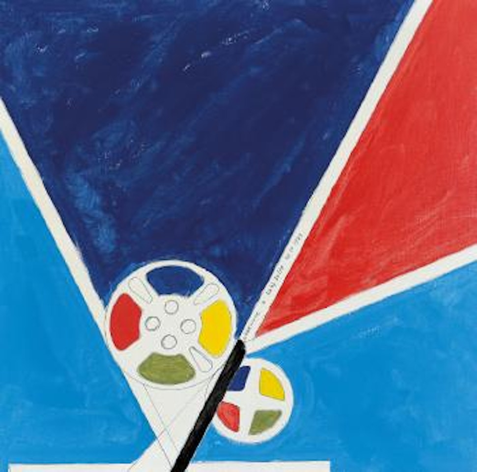 A Fausto Coppi by Tano Festa