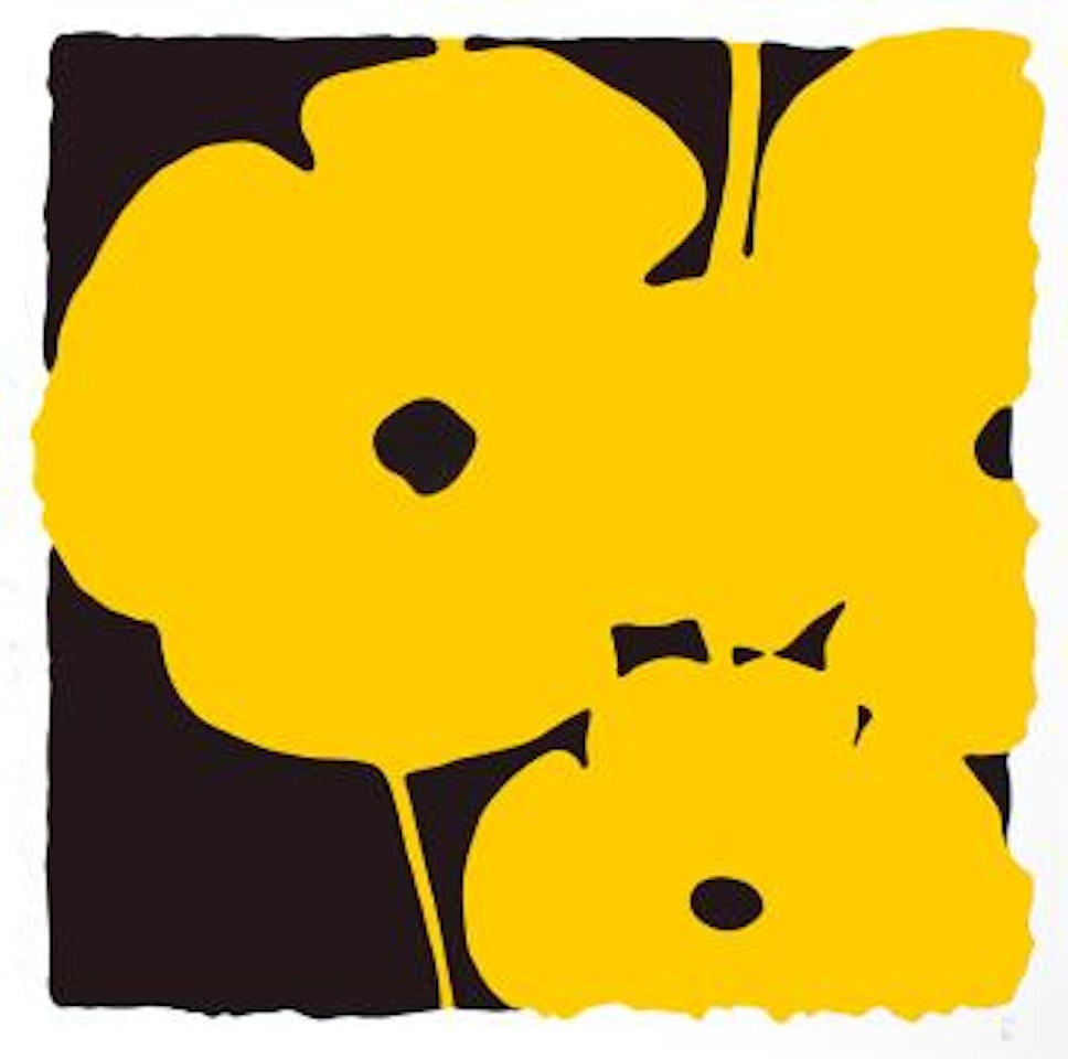 Big Poppies (Yellow) by Donald Sultan