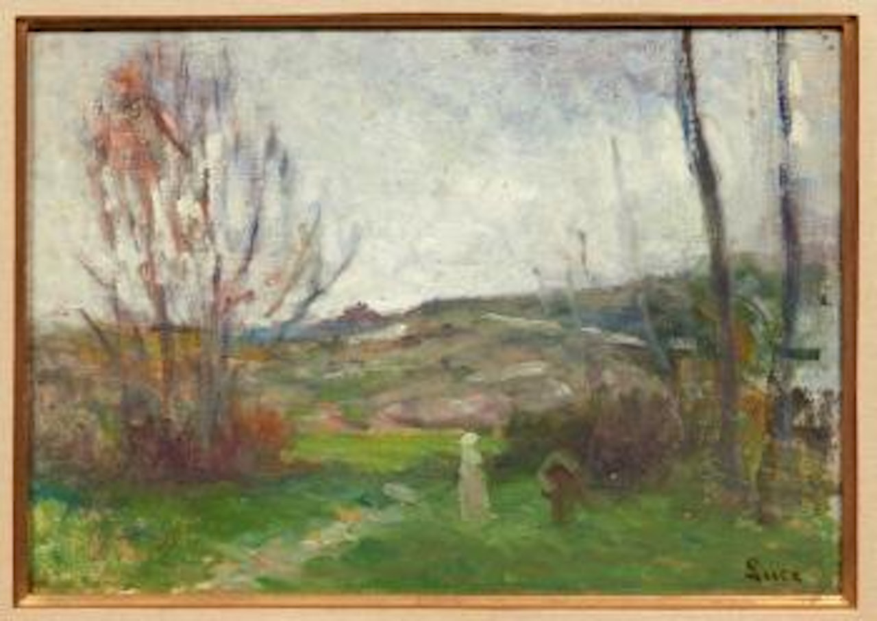 Paysage animé by Maximilien Luce