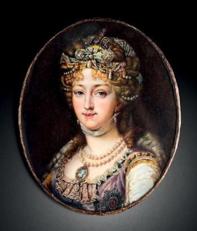 Portrait de la grande-duchesse Élisabeth Alexeïevna (1779-1826), future impératrice de Russie by Russian School