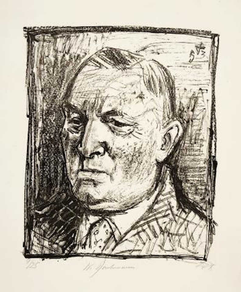 Der Archäologe (Dr. Walter Bachmann) by Otto Dix