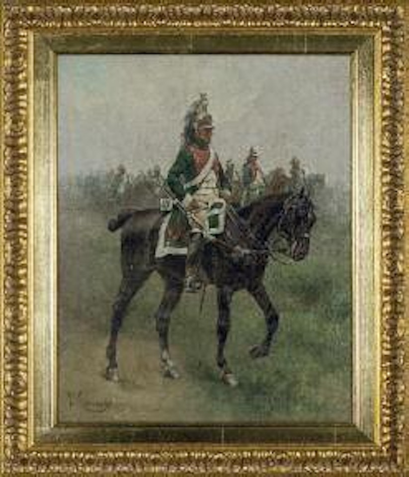 Dragone a cavallo by Jose Cusachs Y Cusachs