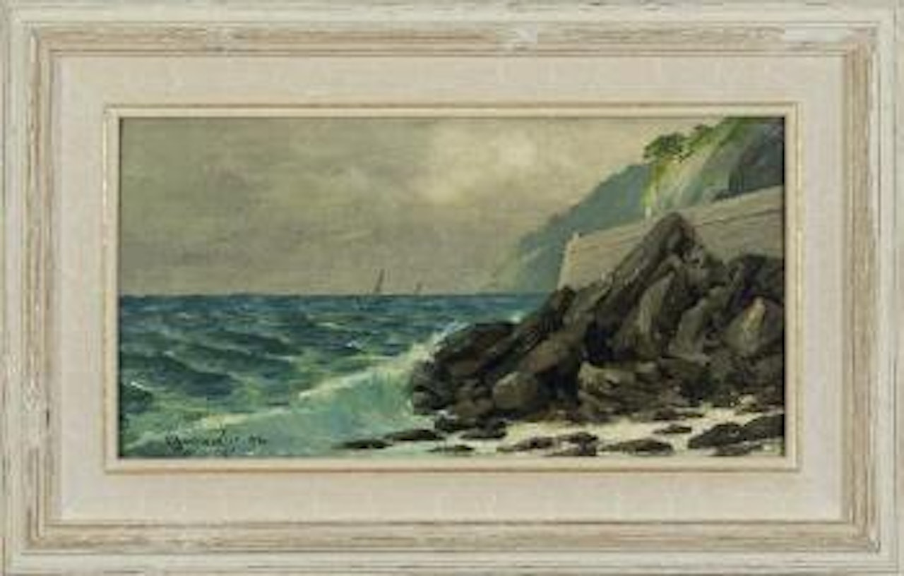 Paesaggio della Riviera Ligure by Cesare Bentivoglio