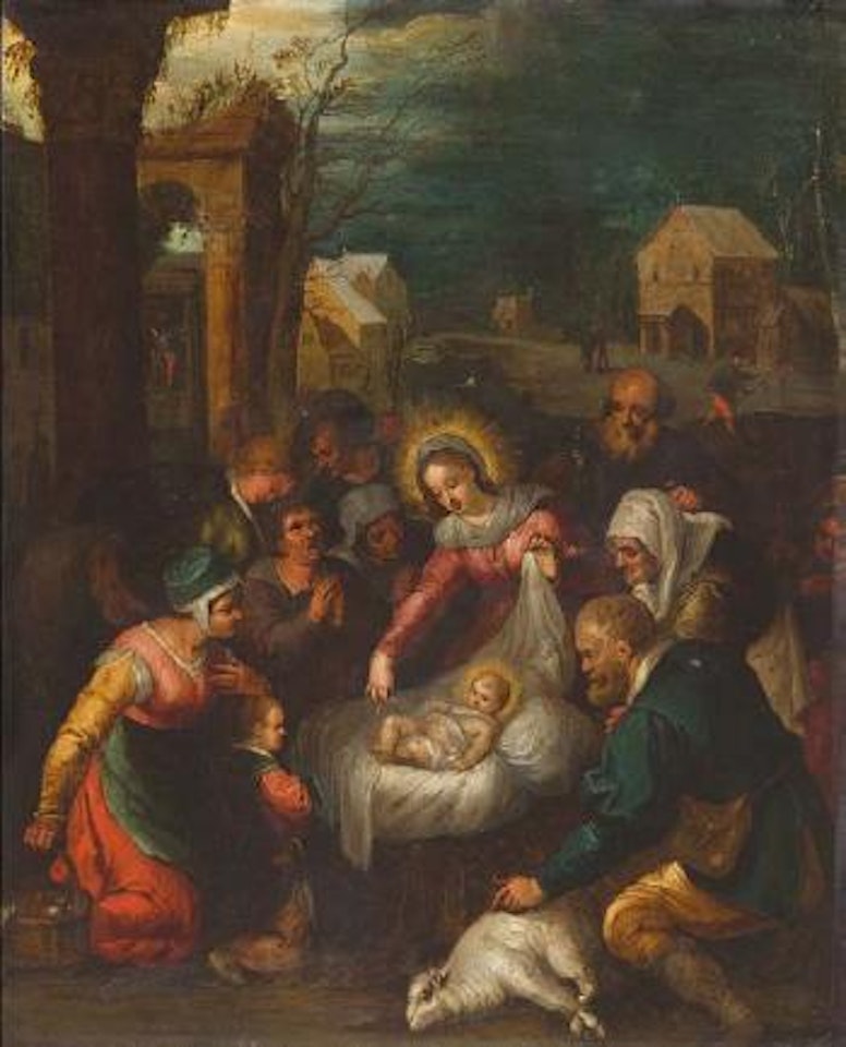 Die Anbetung der Hirten by Frans Francken II