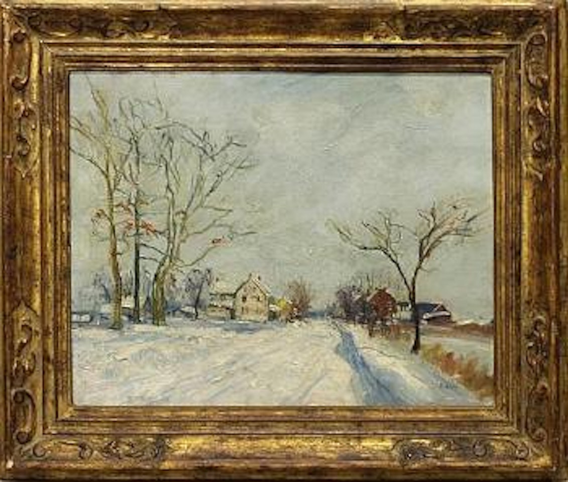 Road Near Quakertown, Winter by Walter Emerson Baum