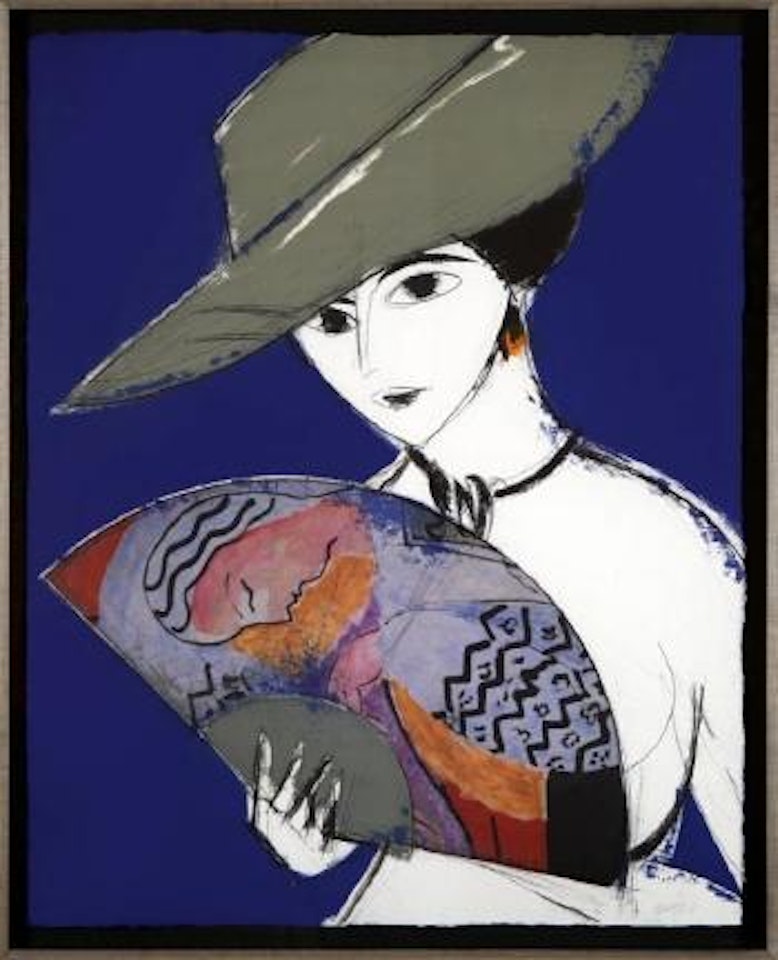 Dama con Sombrero by Manolo Valdés