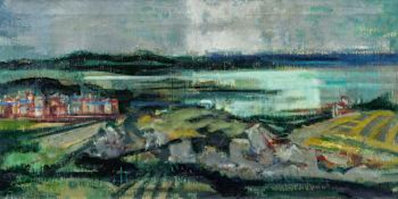 Stadt an der Küste by Joseph Floch