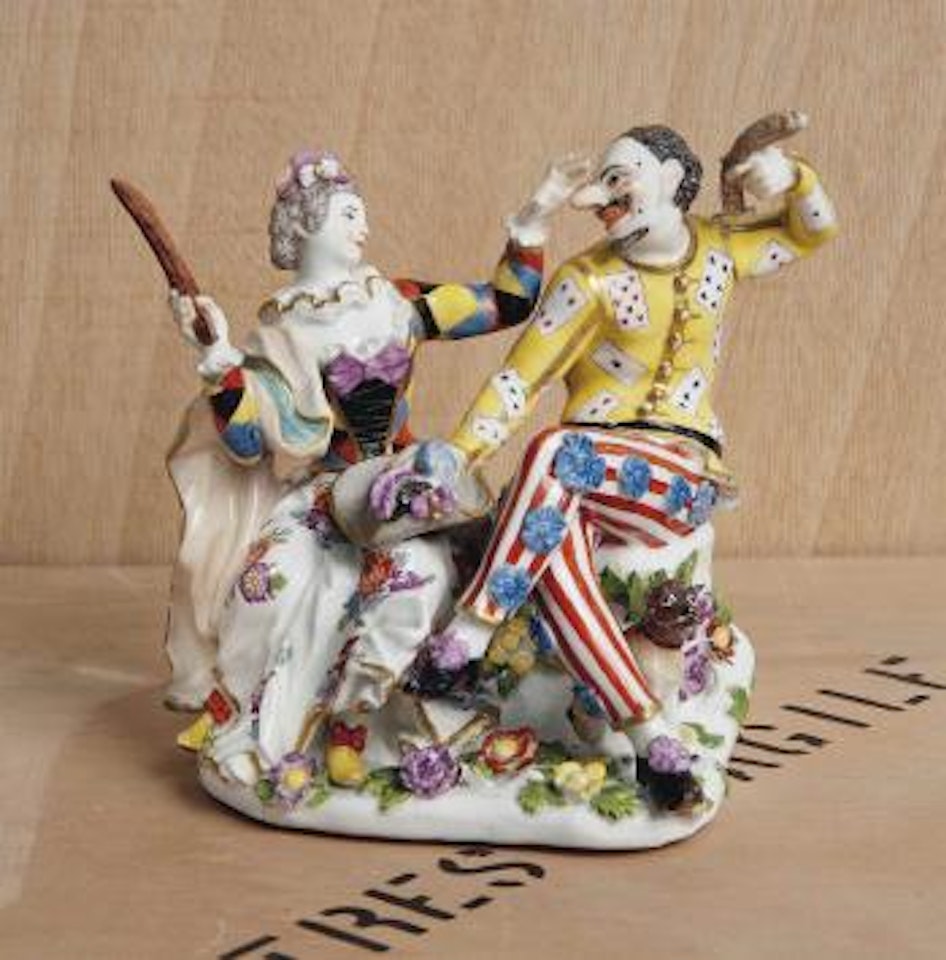 Group of Harlequin and Columbine by Johann Joachim Kändler