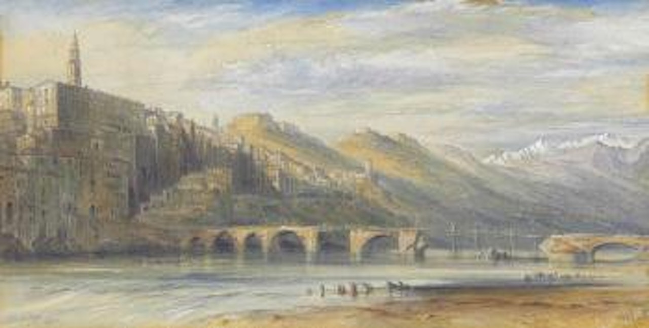 Ventimiglia, Northern Italy by Edward Lear