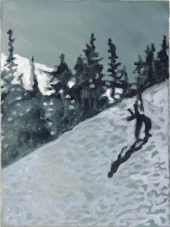 Snowboarder by Peter Doig
