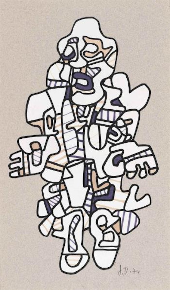 Personnage by Jean Dubuffet