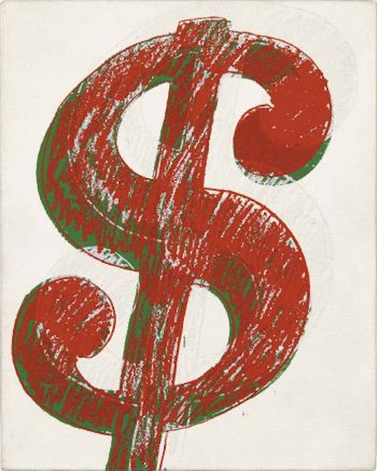 Dollar Sign by Andy Warhol