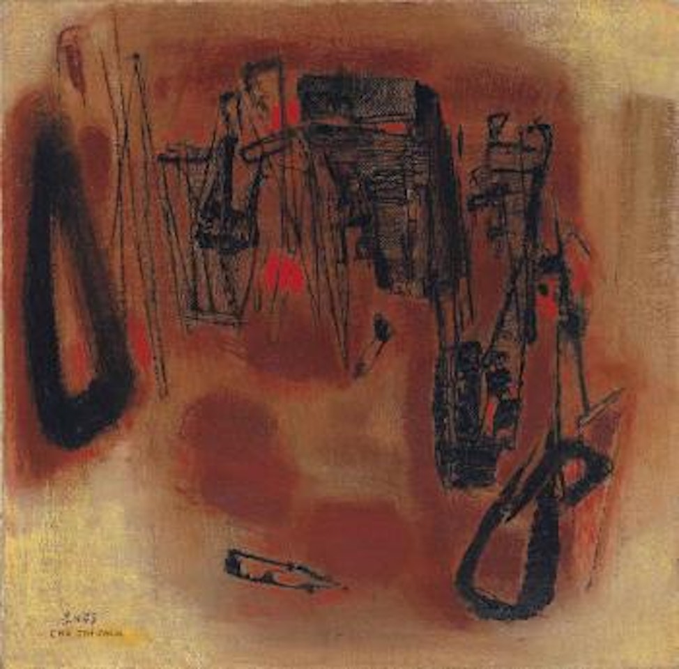 Composition (Untitled) by Chu Teh-Chun