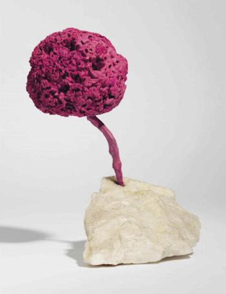 Sculpture-éponge rose sans titre by Yves Klein