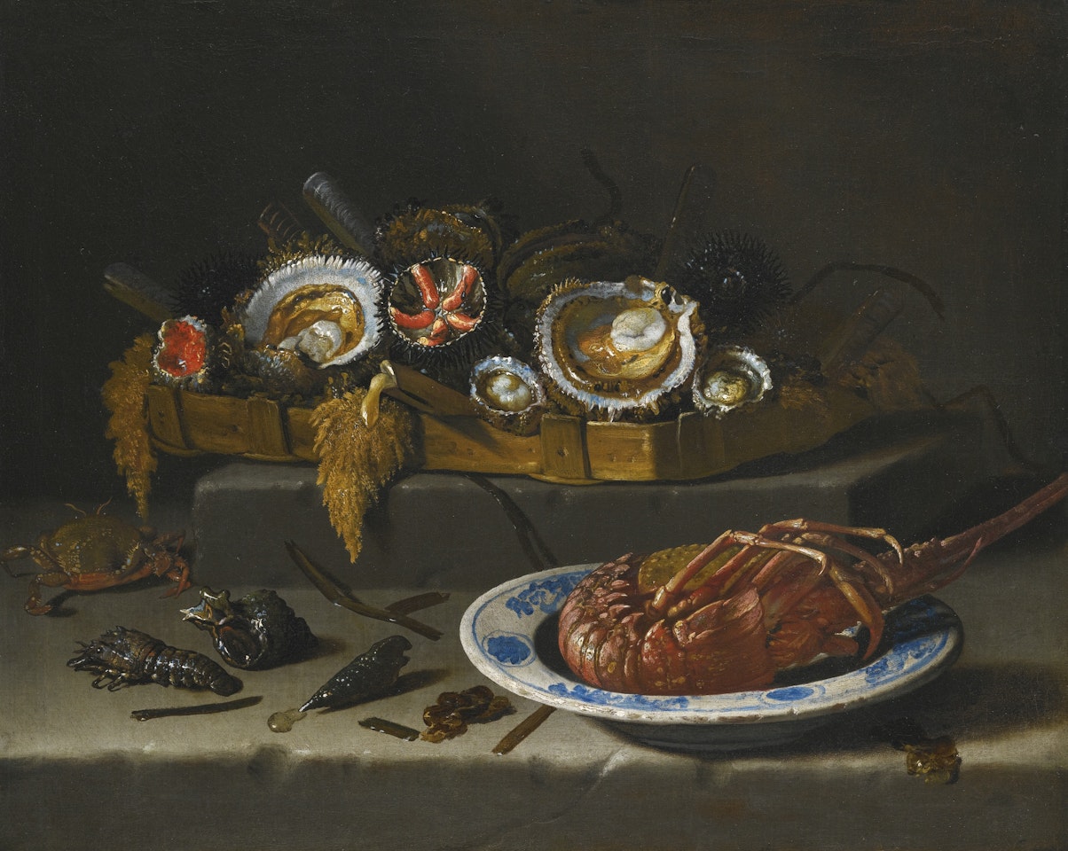 STILL LIFE OF THE FRUITS OF THE SEA by Giuseppe Recco
