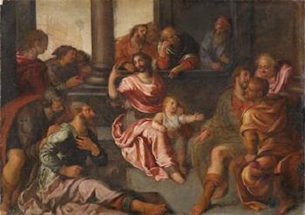 Christ blessing the children by Venetian School