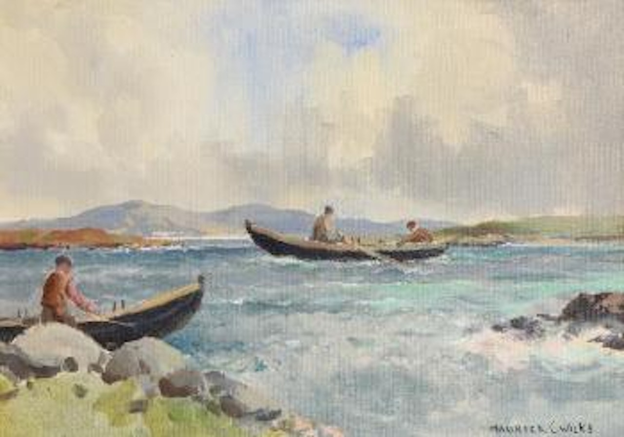 Curragha, West Coast, Connemara by Maurice Canning Wilks