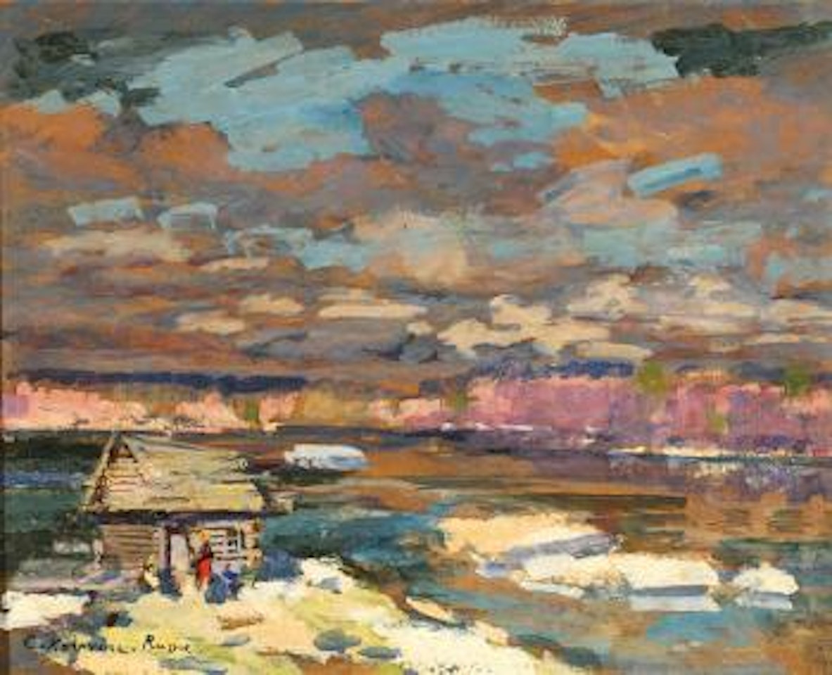Early spring by Konstantin Alekseevich Korovin