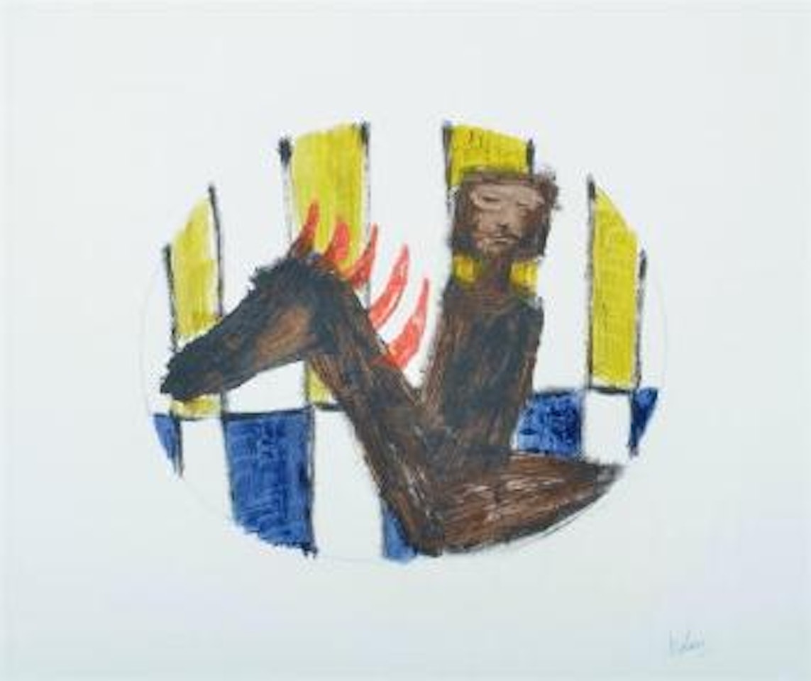Kelly and Horse by Sidney Nolan