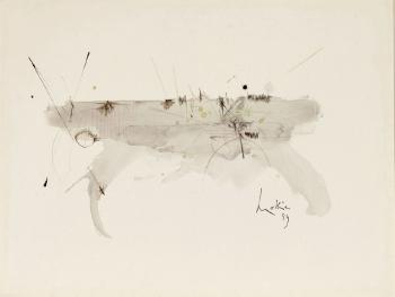 Composition by Georges Mathieu