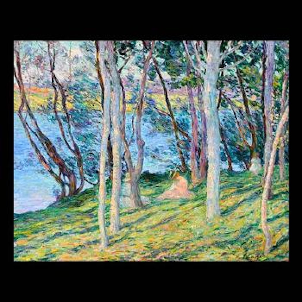 Madame Lebasque and her daughters by Henri Lebasque