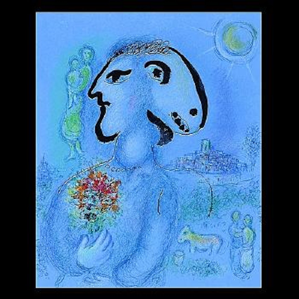 Le village Bleu by Marc Chagall