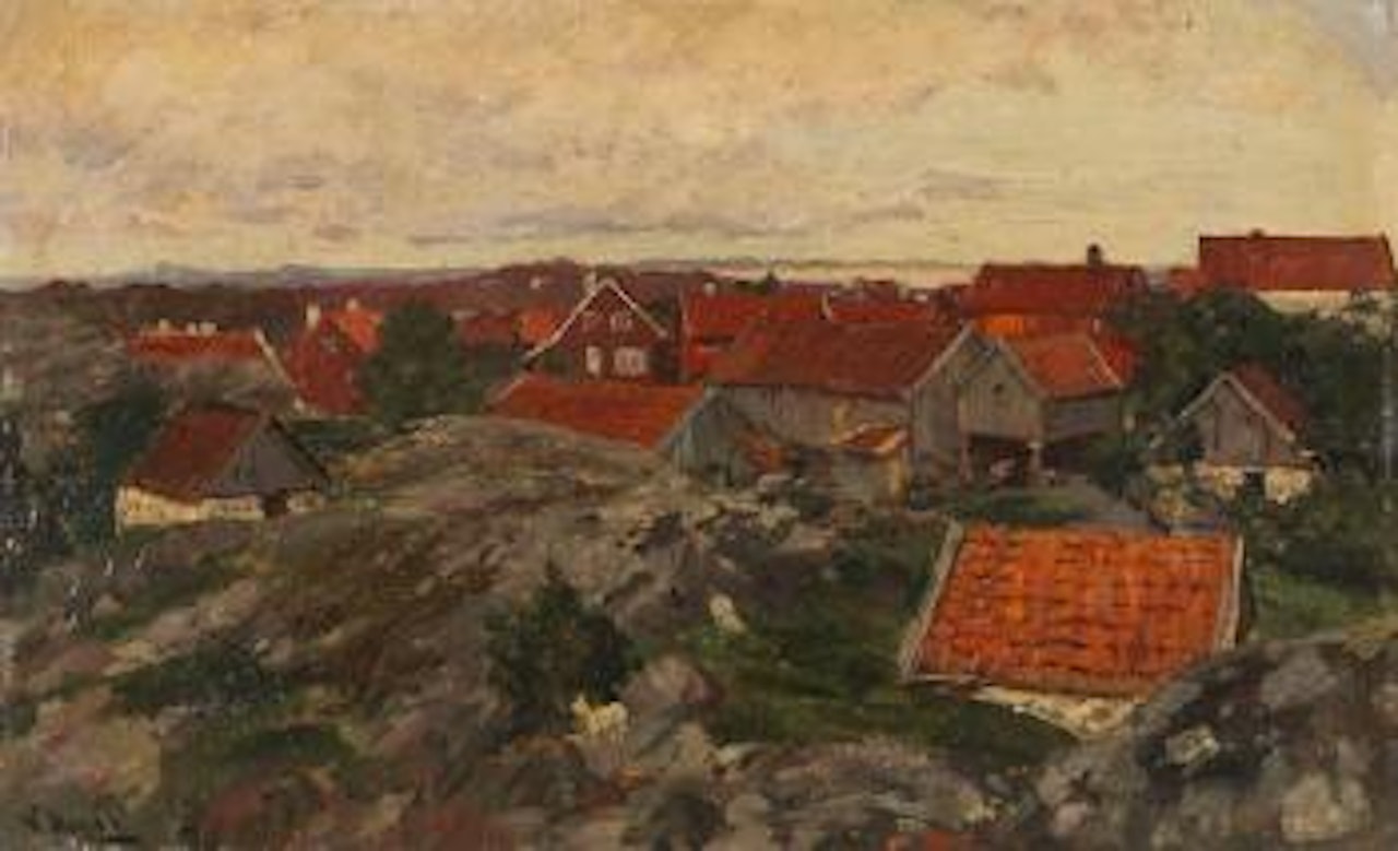 Nordische Küstenlandschaft (Lofoten) by Walter Moras