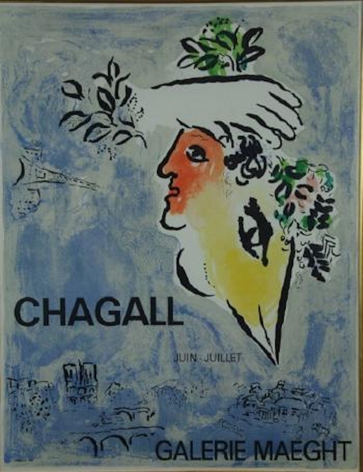 Blue sky by Marc Chagall
