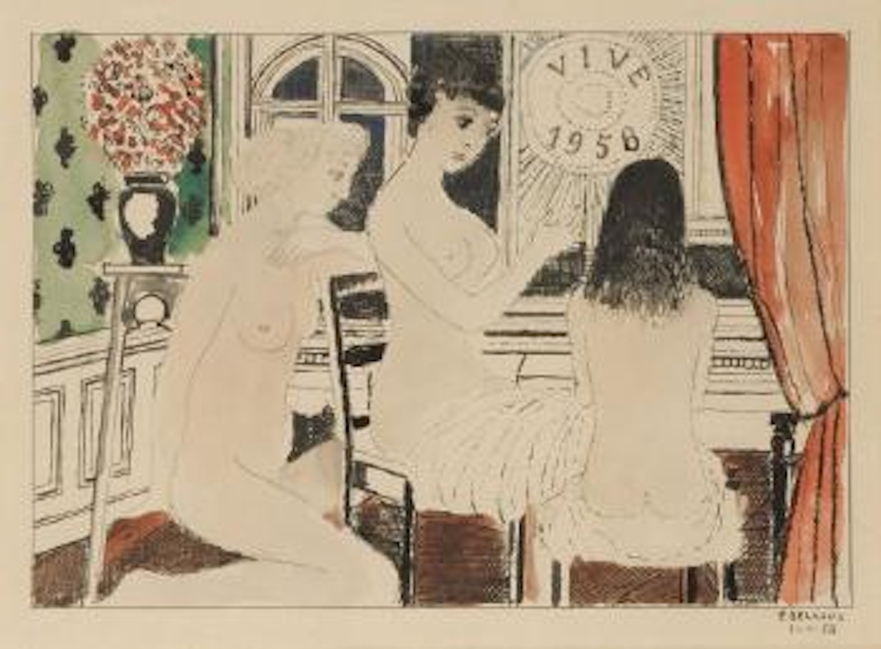 Vive 1958 by Paul Delvaux