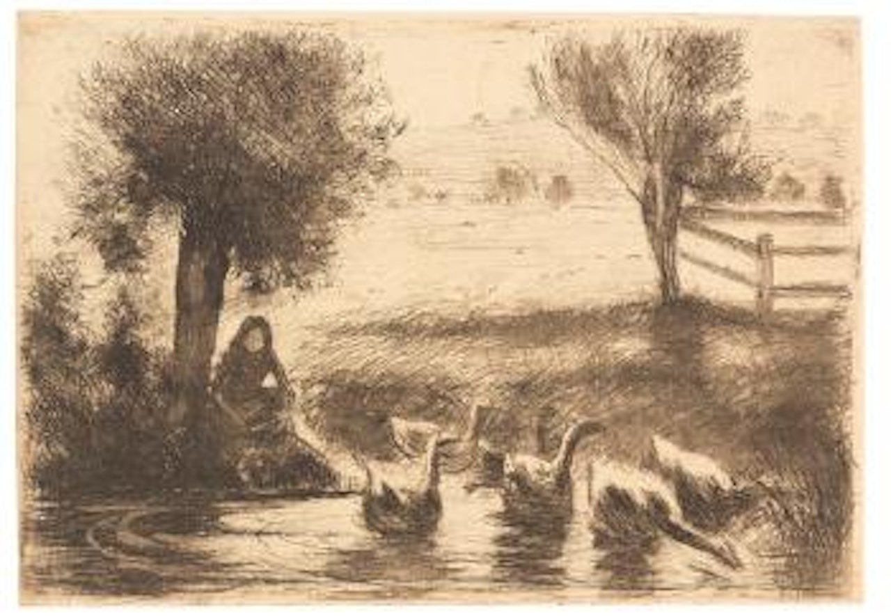 Gardeuse d'Oies by Camille Pissarro
