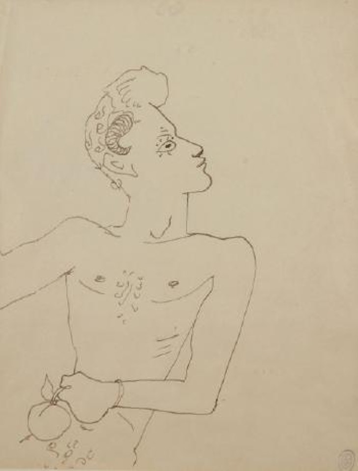 Serge Lifar en faune by Jean Cocteau