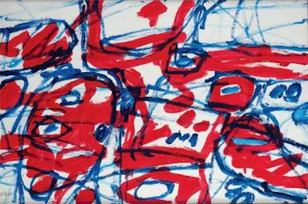 Mire G 71 (Bolero) by Jean Dubuffet