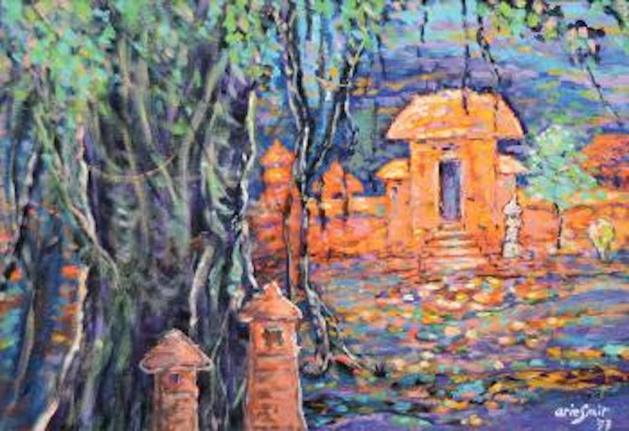 The Village Temple by Arie Smit