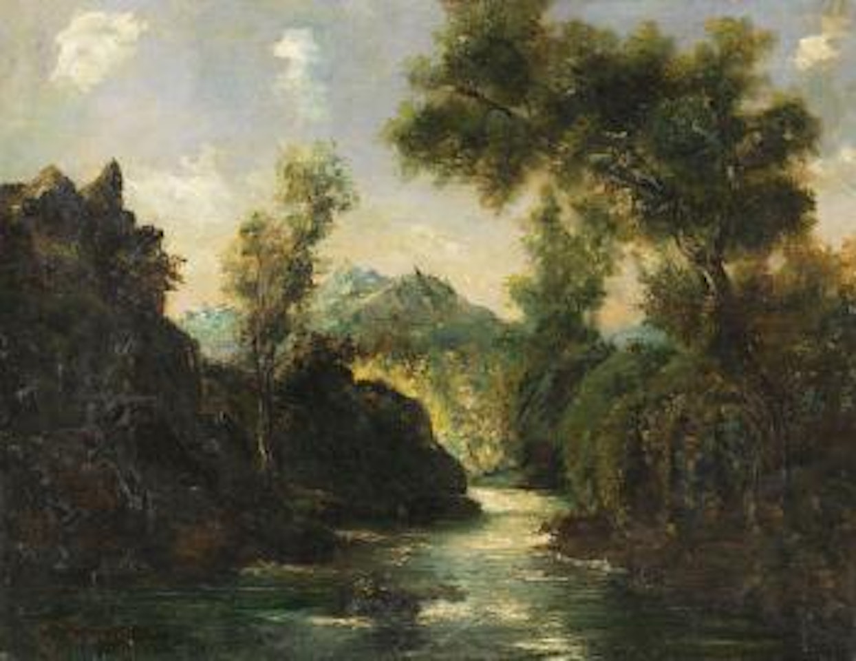 In den Schweizer Alpen by Gustave Courbet by Cherubino Pata