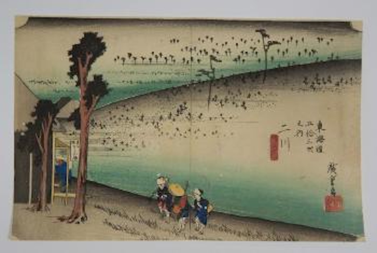 Série de la grande Tokaido – Station 34, Futagawa by Utagawa Hiroshige